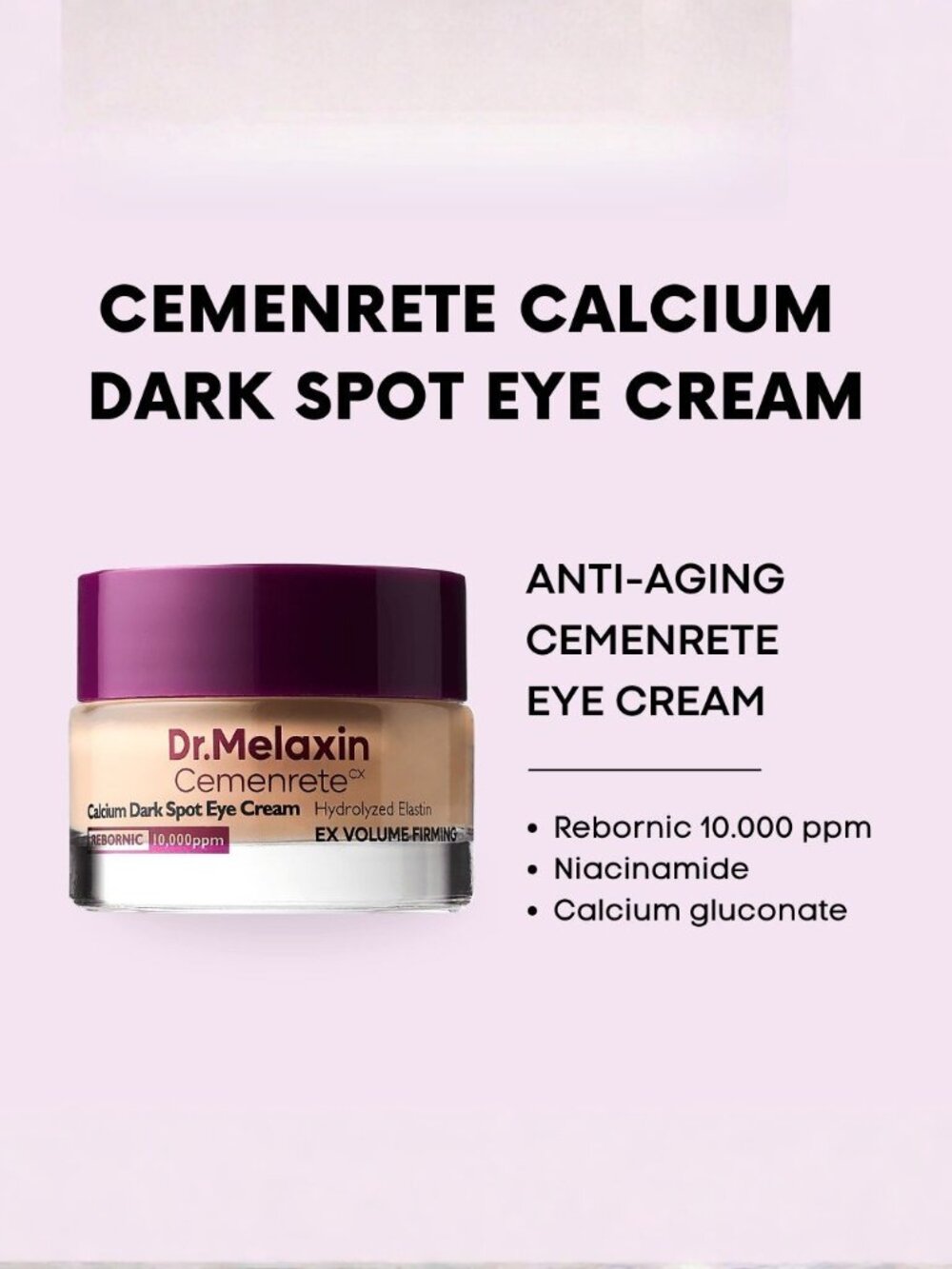 Dr. Melaxin Cemenrete Calcium Dark Spot Cover Eye Cream 0.52 oz - Picture 5 of 6